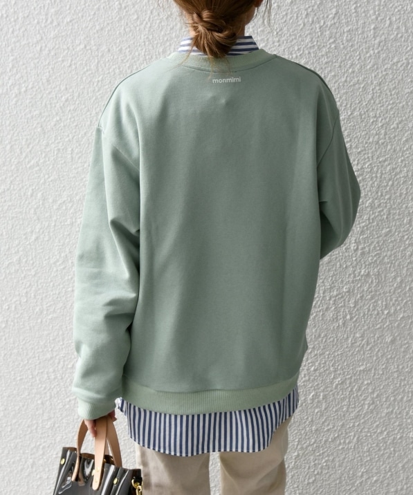 acne studios ロゴ　パーカー　スウェット　ライトグリーン　36