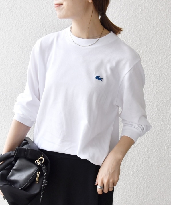 一部追加予約》【SHIPS any別注】LACOSTE:〈洗濯機可能〉ピケ クルー
