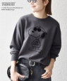 �ySHIPS any�ʒ��z�q����@�\�rPEANUTS / SNOOPY �O���t�B�b�N �v�����g �X�E�F�b�g �`���R�[���O���[