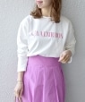 SHIPS any: Calisson ロゴ ロングスリーブ TEE ピンク