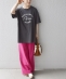 SHIPS any: エスプリ ロゴ Tシャツ