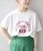 【SHIPS any別注】THE KNiTS: ショート スリーブ ロゴ TEE