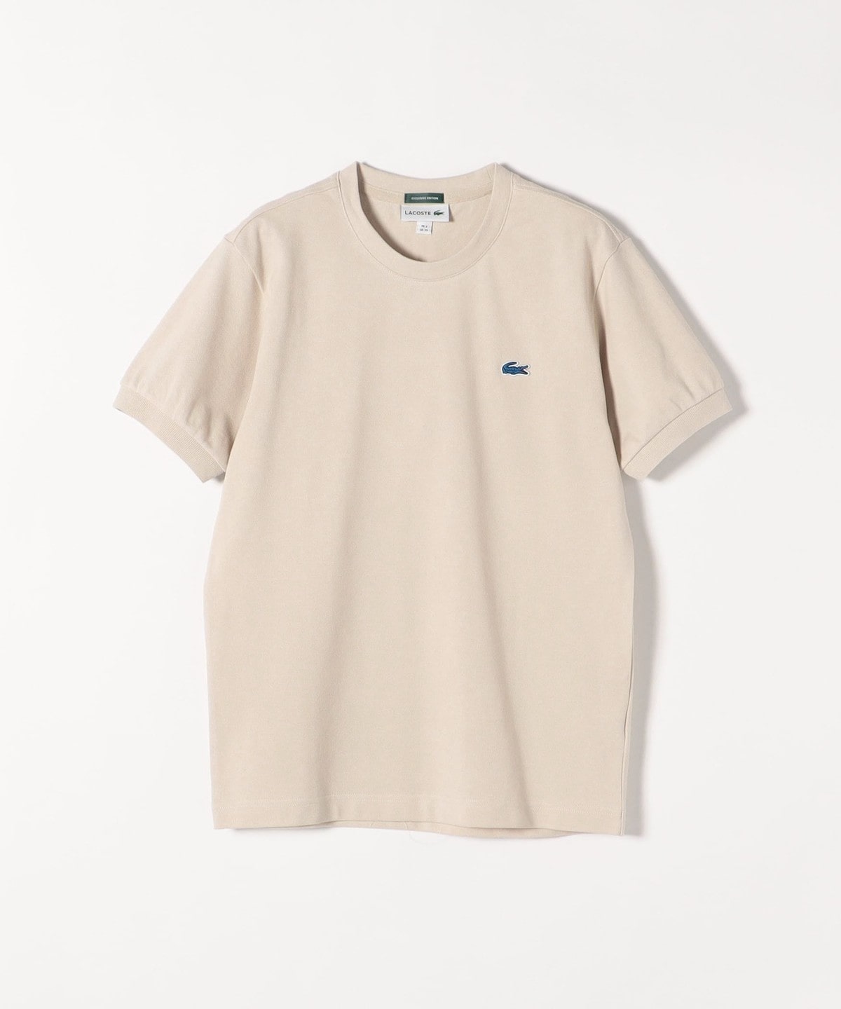 SHIPS any別注】LACOSTE: PIQUE クルーネック Tシャツ 23SS: Tシャツ