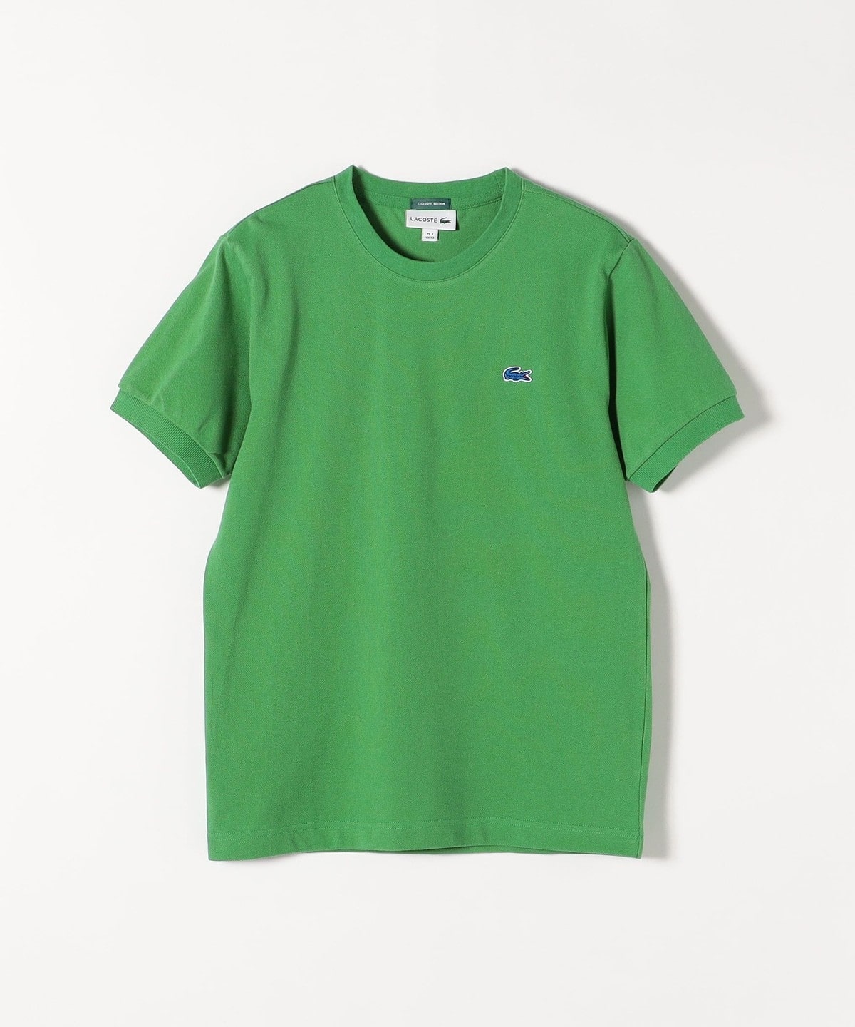 SHIPS any別注】LACOSTE: PIQUE クルーネック Tシャツ 23SS: Tシャツ