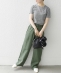 【SHIPS any別注】PETIT BATEAU:〈洗濯機可能〉ロゴ プリント ボーダー 半袖 Tシャツ 23SS