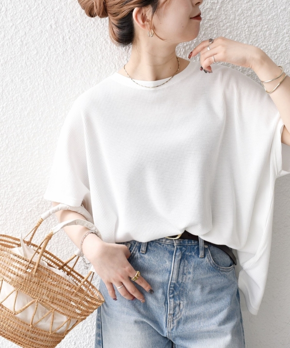 SHIPS any:〈洗濯機可能〉ワッフル ワイド TEE｜ SHIPS 公式サイト