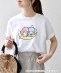 LITTLE TWIN STARS × SHIPS any: ���g���c�C���X�^�[�Y �v�����g TEE