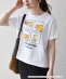 LITTLE TWIN STARS × SHIPS any: ���g���c�C���X�^�[�Y �v�����g TEE