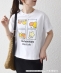 LITTLE TWIN STARS × SHIPS any: ���g���c�C���X�^�[�Y �v�����g TEE