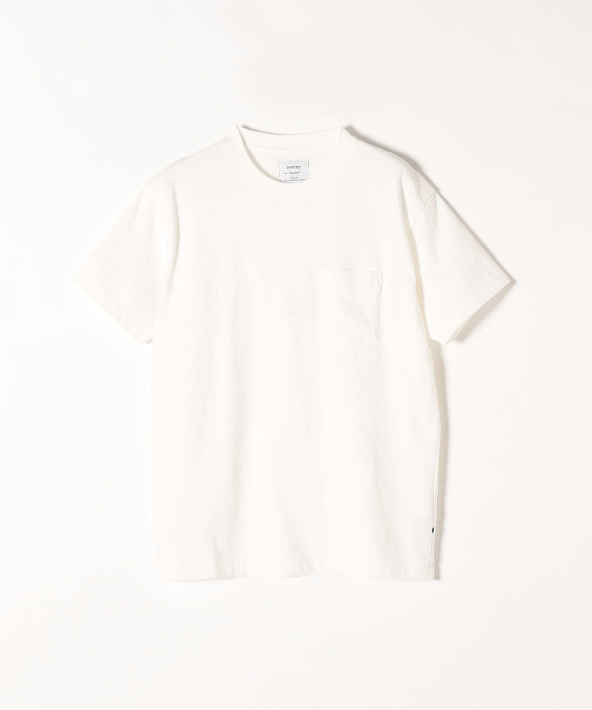 SHIPS any: STANDARD 日本製 クルーネック Tシャツ 2021SS＜WOMEN＞ オフホワイト
