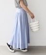 SHIPS any: 〈洗濯機可能〉キャンブリック ギャザー スカート ライトブルー