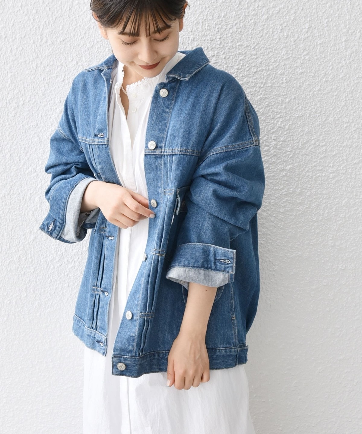 SHIPS any:〈洗濯機可能〉デニム ジャケット 23AW［SHIPS any DENIM