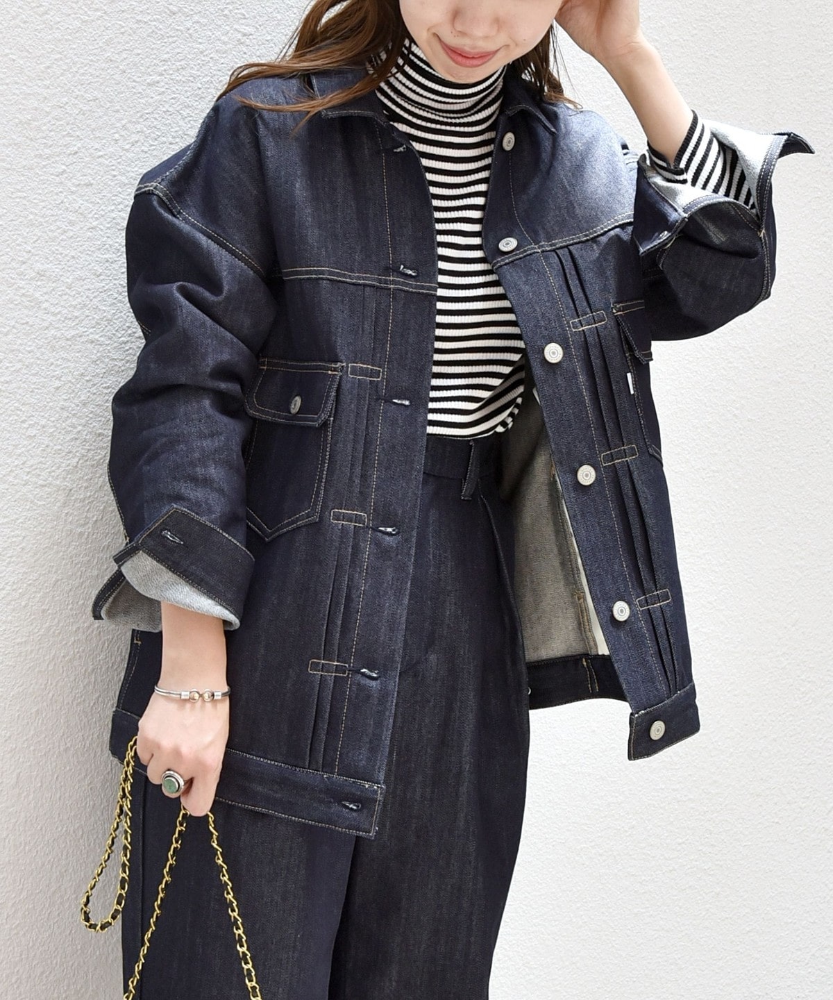 SHIPS any:〈洗濯機可能〉デニム ジャケット 23AW［SHIPS any DENIM