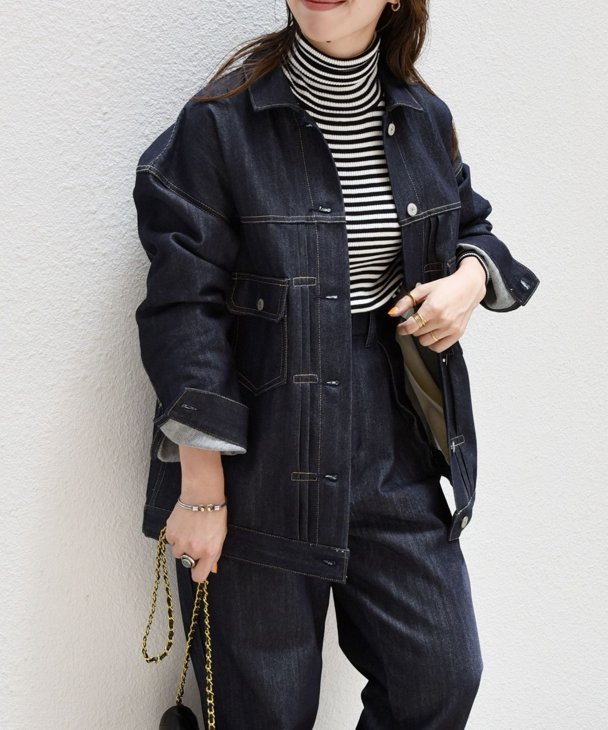 SHIPS any:〈洗濯機可能〉デニム ジャケット 23AW［SHIPS any DENIM