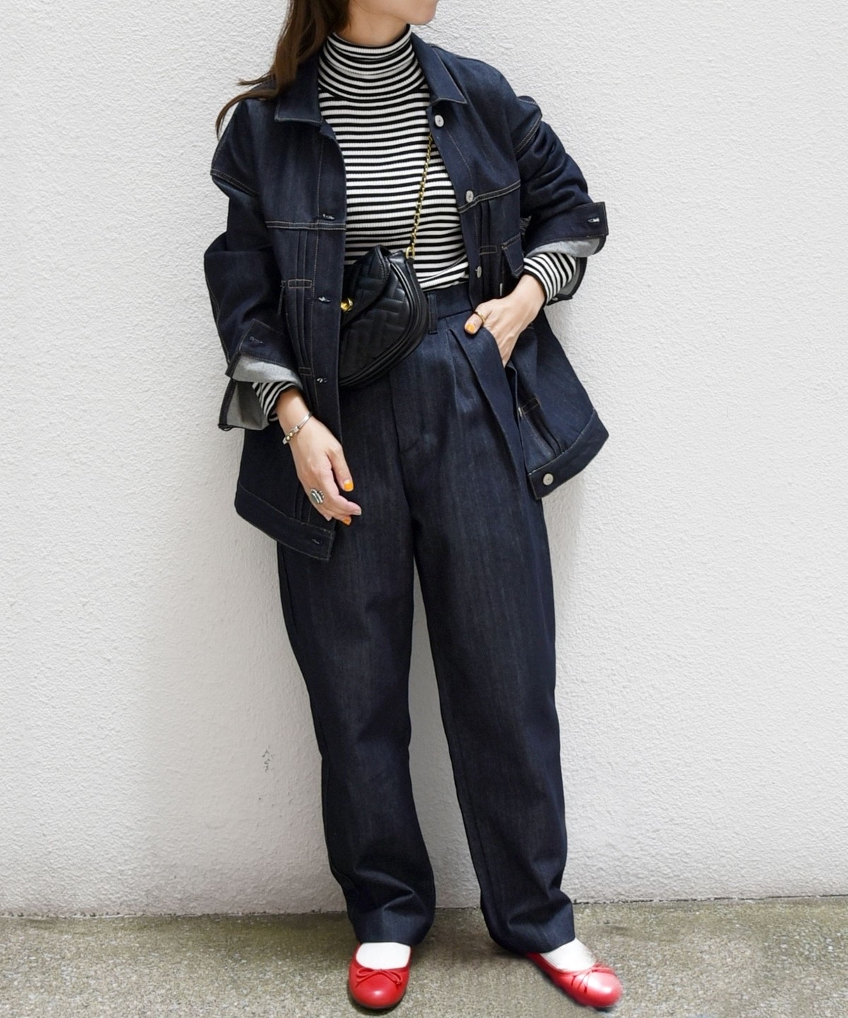 SHIPS any:〈洗濯機可能〉デニム ジャケット 23AW［SHIPS any DENIM