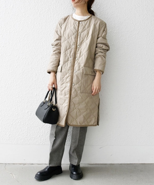 ※最終値下げ【新品未使用】SHIPS ロングコート セール】〈撥水加工〉ナイロン ドロスト ロング コート ◇（ノー