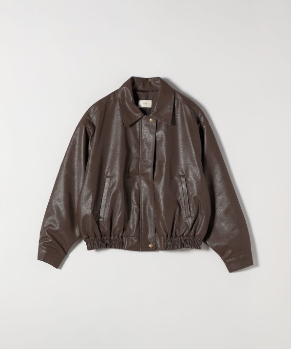 美品　NOBLE 完売　 ショートブルゾン　ジャケット　スプリングジャケット FLAT YOU: ジップ ショート ブルゾン｜ SHIPS 公式サイト