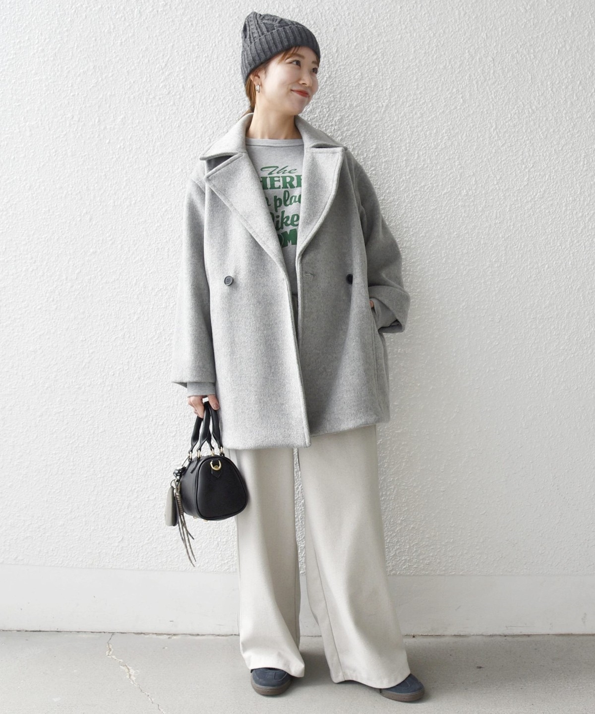 一部追加予約》【WEB限定】SHIPS any: ウール コクーン