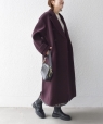 �s�ꕔ�ǉ��\��t�yWEB����zPURE WOOL �����O �e�[���[�h �R�[�g �u���E��