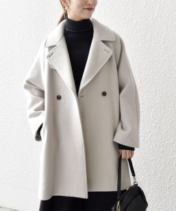 【マリナ】シップスSHIPSウールショートコート(オフホワイト36) マリナ様専用】シップスSHIPSウールショートコート(オフホワイト36)