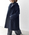 �s�\��tPURE WOOL �����O �t�[�f�B�[ �R�[�g �l�C�r�[