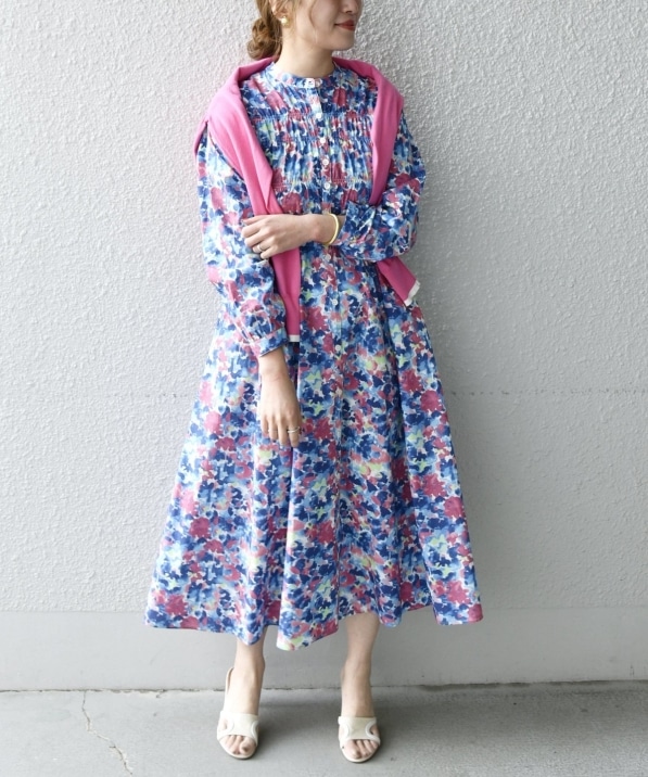 Ships Any ウォッシャブル Longchamp フラワー プリント シャツ ワンピース ワンピース Ships 公式サイト 株式会社シップス