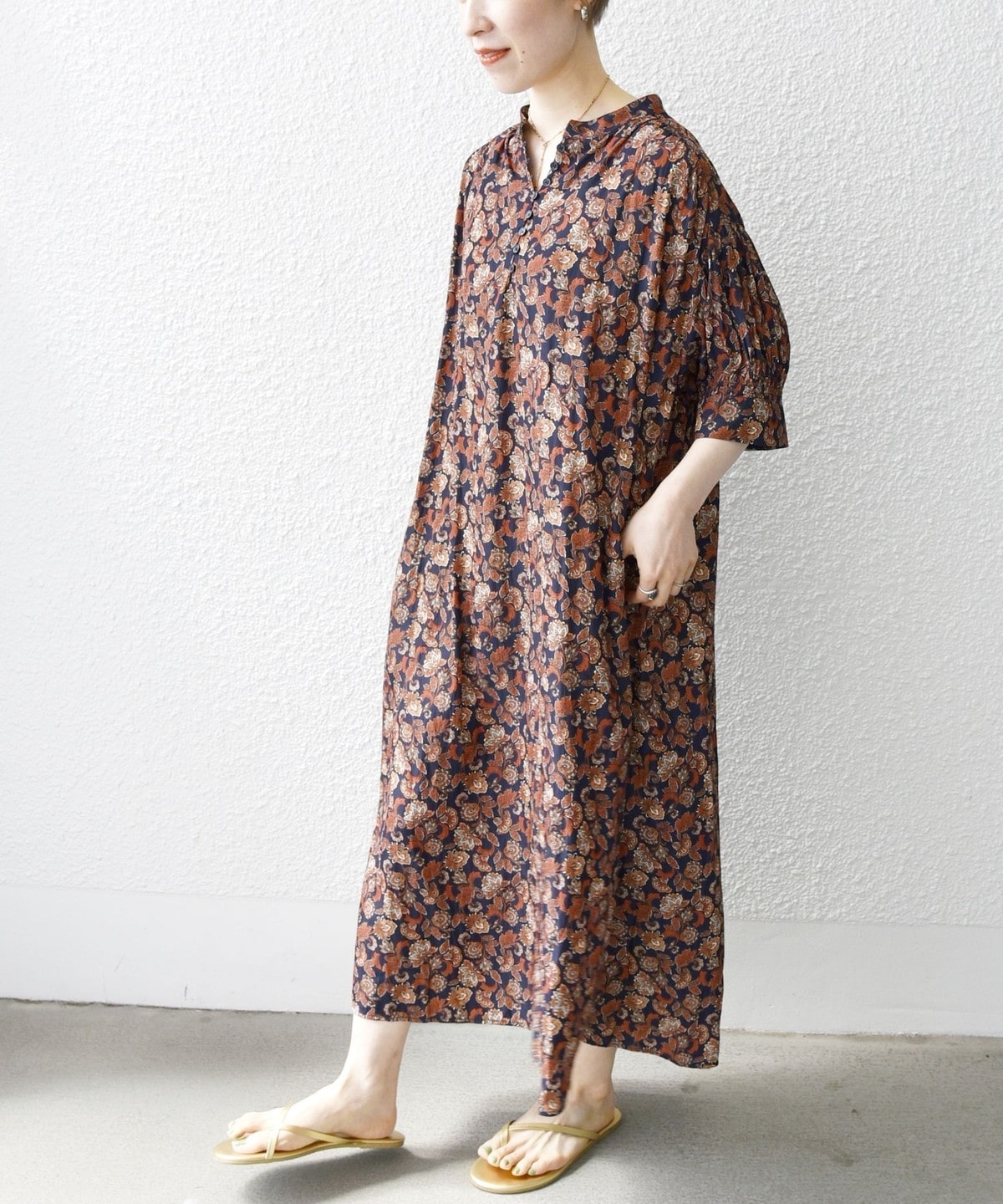 SHIPS any:〈洗濯機可能〉ペイズリー サック ワンピース: ワンピース