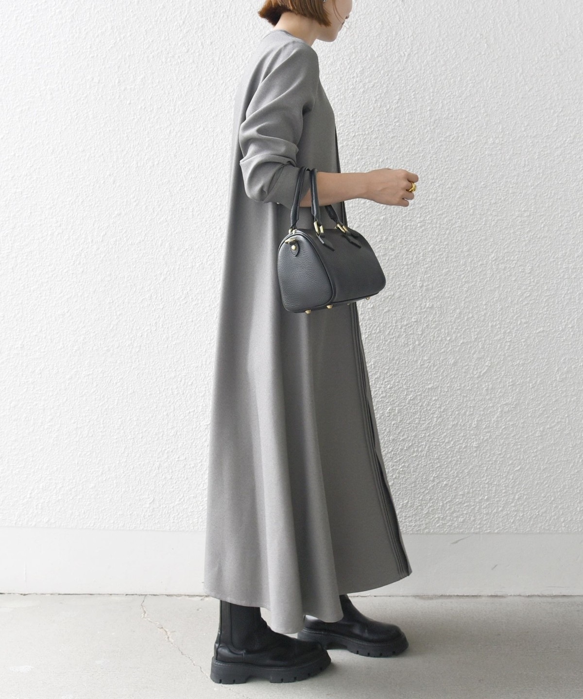 追加予約》SHIPS any:〈洗濯機可能〉シャーク ピンタック Aライン  