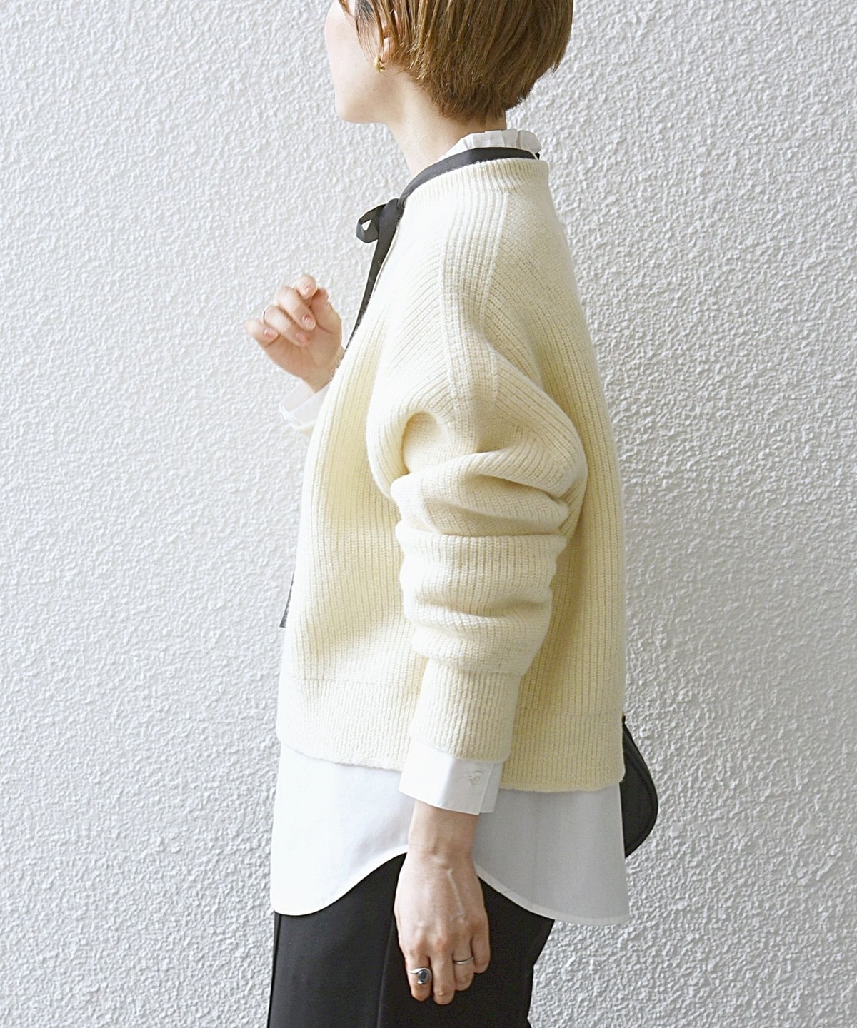 SHIPS any: コンパクト ウール ハイネック プルオーバー: トップス 