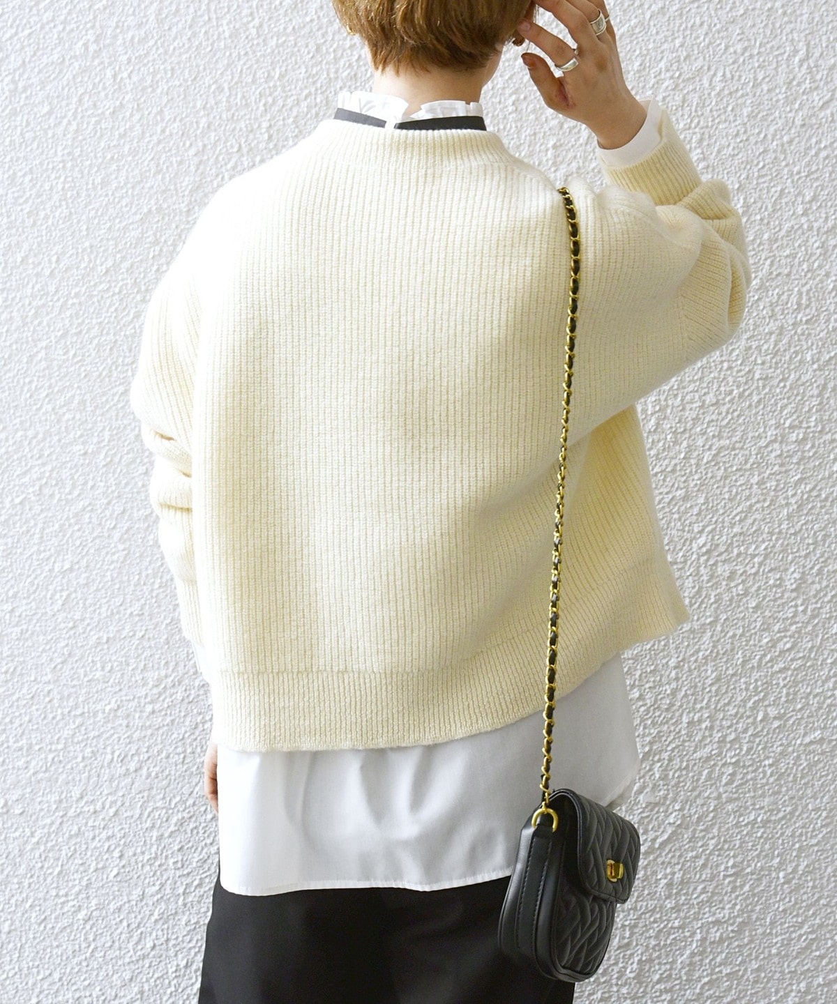 SHIPS any: コンパクト ウール ハイネック プルオーバー: トップス 