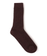 H FOOT WEAR: �J���[ ���u �\�b�N�X �u���E��