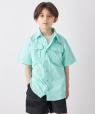 Columbia: BAHAMA 半袖 シャツ <KIDS>◇ ライトグリーン