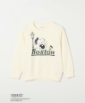 SNOOPY �R���{ �A�����J�� ���P�[�V���� �O���t�B�b�N �v�����g �X�E�F�b�g<KIDS> �z���C�g