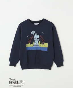 SNOOPY �R���{ �A�����J�� ���P�[�V���� �O���t�B�b�N �v�����g �X�E�F�b�g<KIDS>