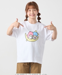 LITTLE TWIN STARS × SHIPS any: ���g���c�C���X�^�[�Y �v�����g TEE <KIDS>