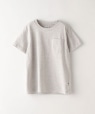 SHIPS any: STANDARD 日本製 クルーネック Tシャツ 2021SS<KIDS> グレー