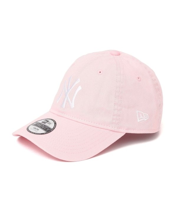 【週末お値下げ❣️】ami ピンク ベースボールキャップ 収納袋付き NEW ERA: MLB Youth 9TWENTY ウォッシュ加工 ベースボールキャップ