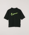 NIKE SWIM:�q��􂢉\/UV�J�b�g�r�X�v���[ ���S �v�����g �h���C�t�B�b�g ���b�V���K�[�h<KIDS> �u���b�N