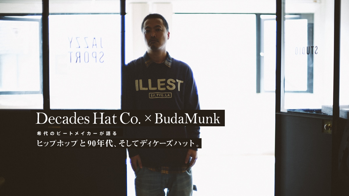 Decades Hat Co.×BudaMunk ̃r[gCJ[ qbvzbv90NA ăfBP[YnbgB