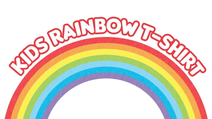 KIDS RAINBOW T-SHIRT