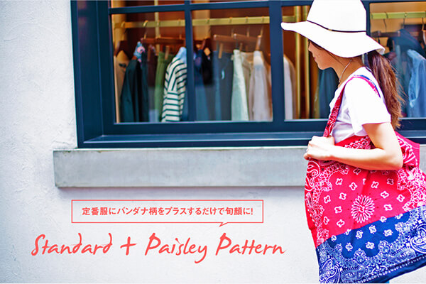 ԕɃo_ivX邾ŏ{ɁI  Standard + Paisley Pattern