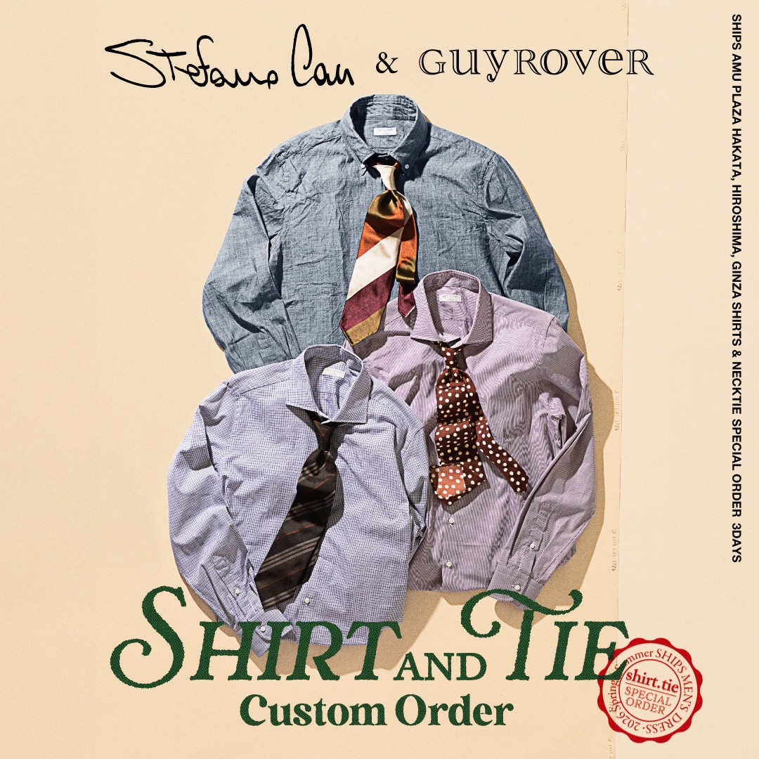 �m���{�l���X�C�x���g�nStefano cau & GUY ROVER��2�u�����h�����I�[�_�[�C�x���g�uShirt & Tie Custom Order�v�J�ÁI