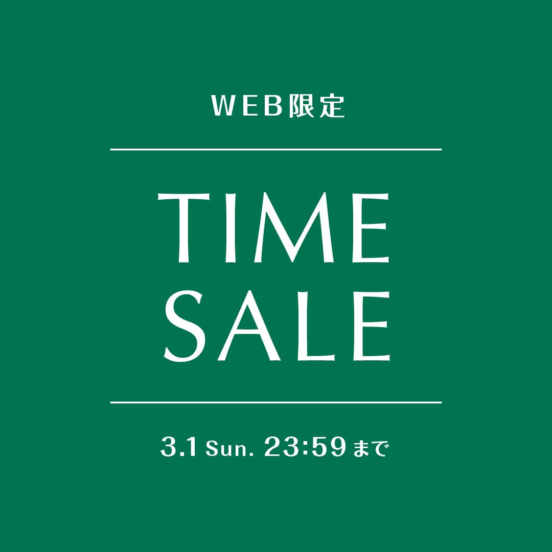 WEB限定〉タイムセール開催中！