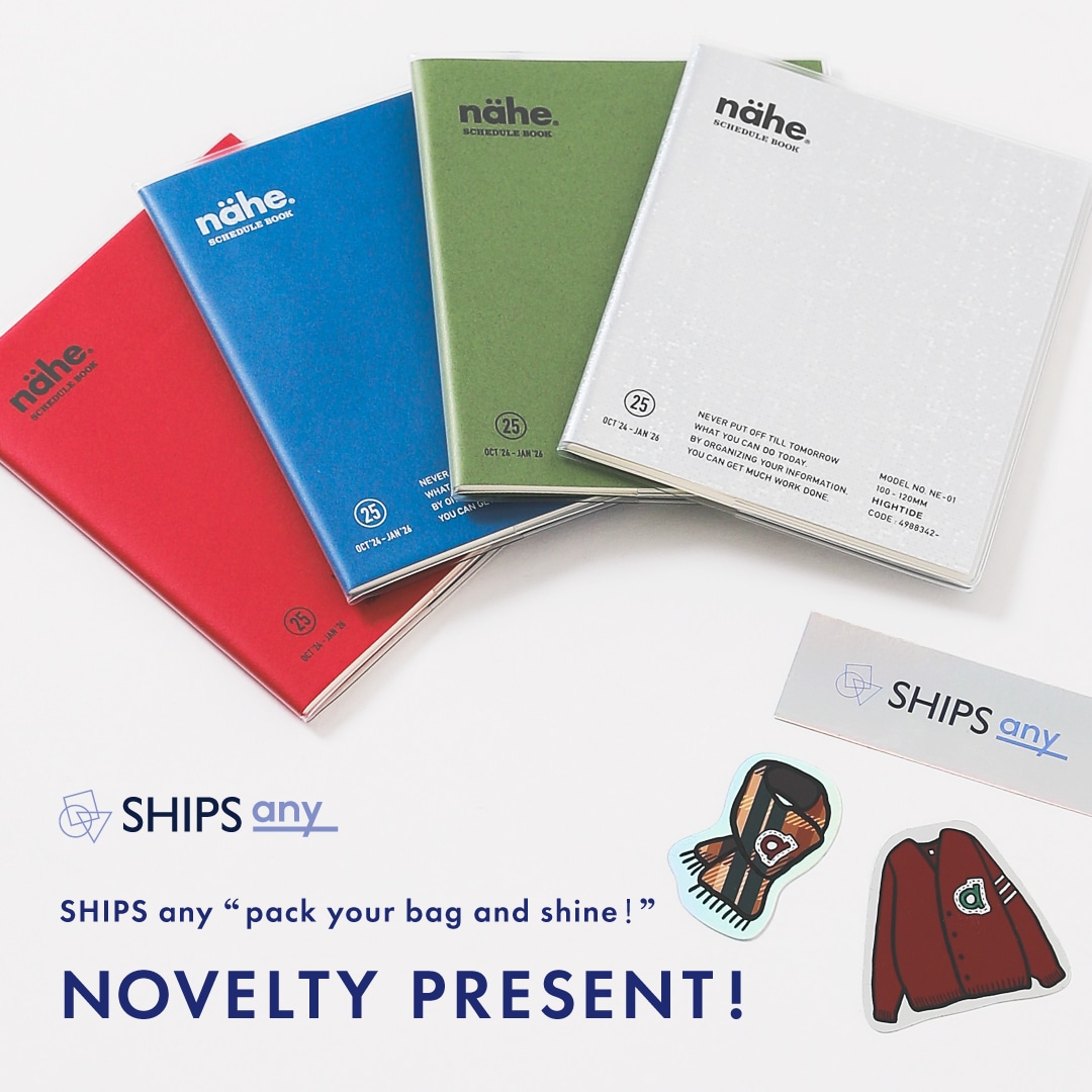 MS collection リーバイス　ノベルティ SHIPS any 各店にて“nahe：ダイアリー / SHIPS anyオリジナル