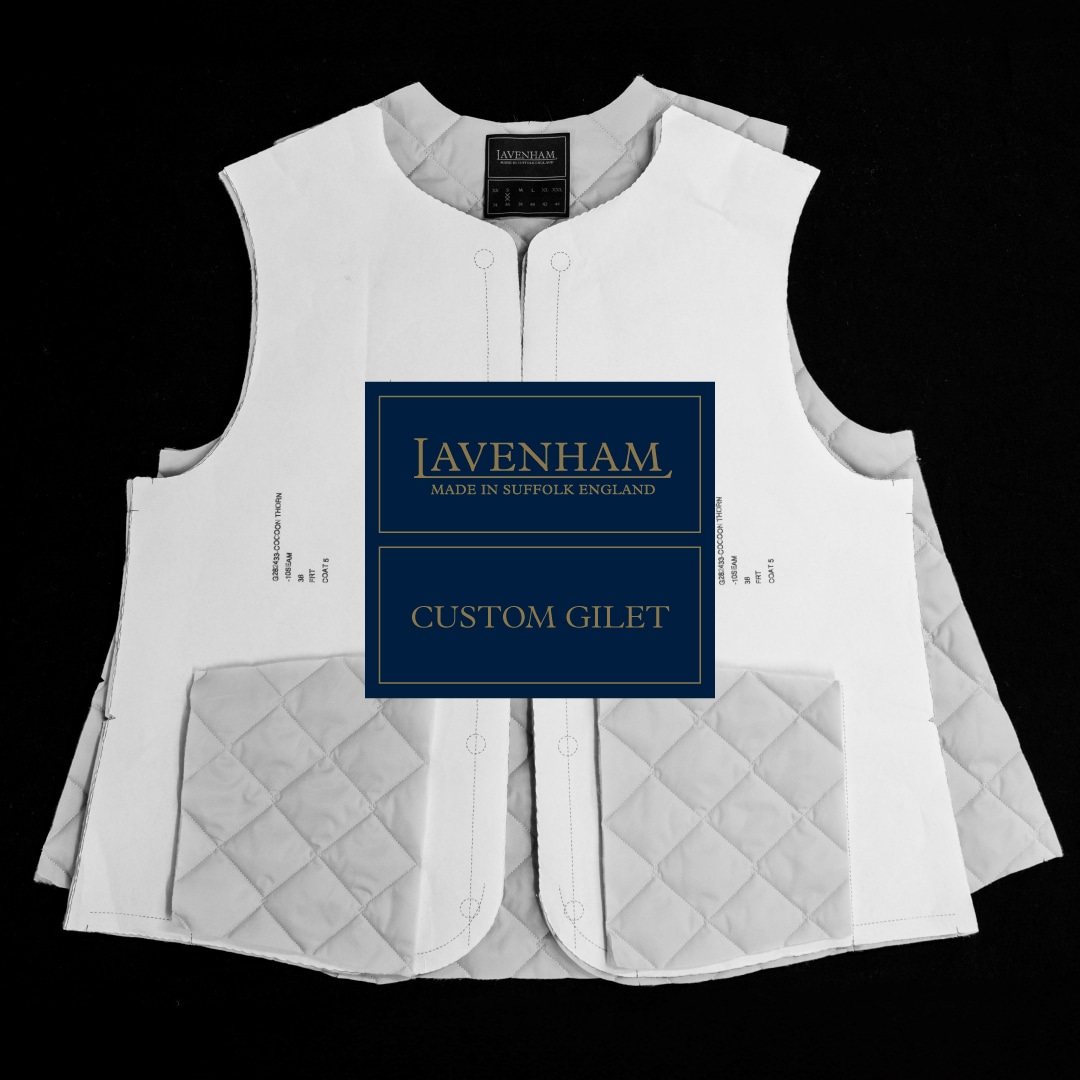 LAVENHAM×BEAMS 別注 Gilet キルティング ベスト イギリス製 MEN］英国を代表するキルティングアウター〈LAVENHAM〉による「CUSTOM