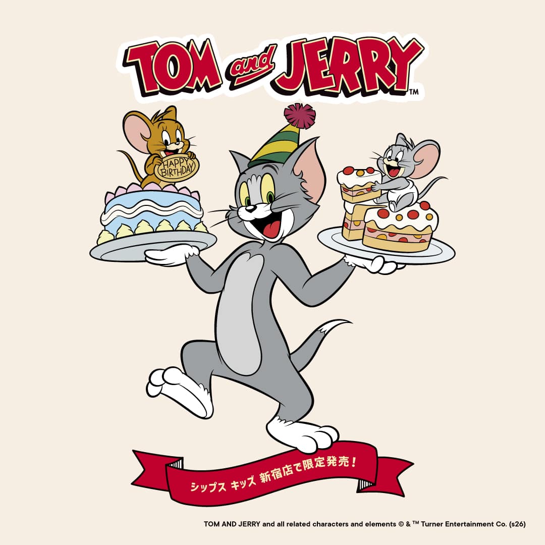 トムとジェリー』描き下ろしデザインのTシャツ＆トートバッグを限定発売！
