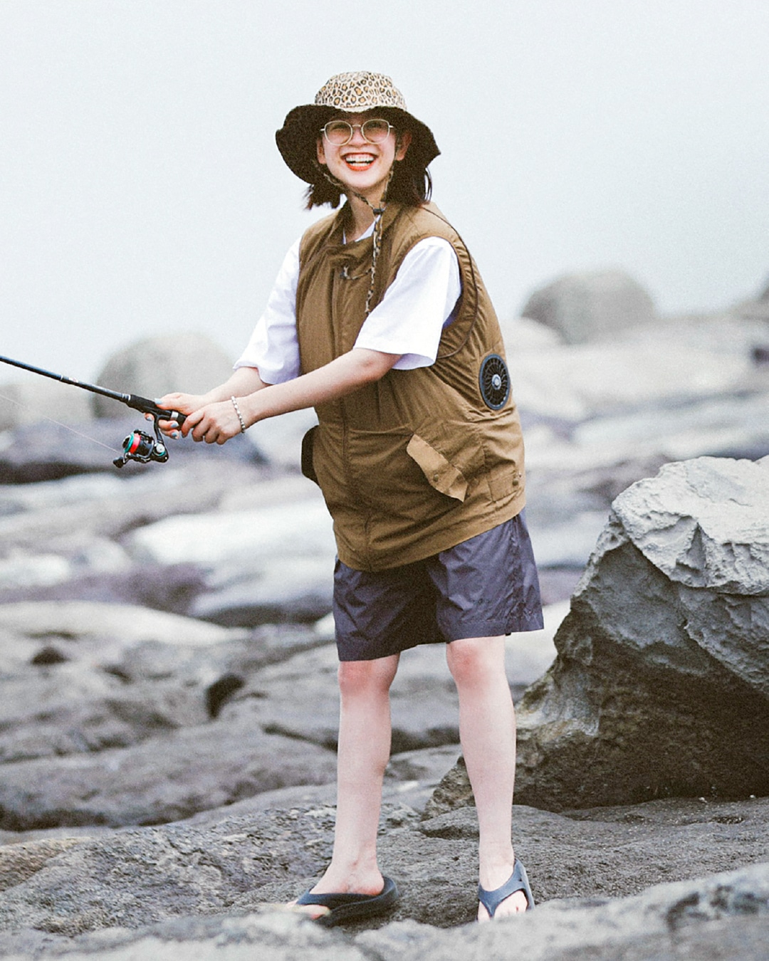 完売品 SHIPS any ファン付 空調服 2WAY スタンドブルゾン ベスト 袖ありにしても袖なしにしても涼しい！SHIPS anyのファン付き