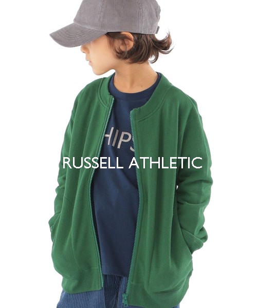 SHIPS KIDSʒACeIyRUSSELL ATHLETICz̃WbvAbvXEFbg VFoꁙ