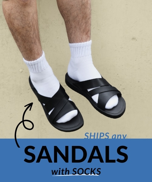 SANDALS with SOCKS