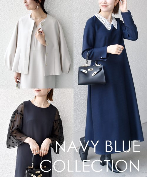 �yNAVY BLUE�z�H���ʂ�A��l�̒ʋ΁��Z�����j�[�X�^�C��